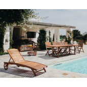Carucior servire lemn maro Noemi 89x56x76 cm