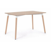 Masa mdf si lemn natur David 120x80x74 cm