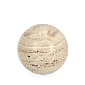 Set 4 sfere decorative marmura bej Tikar Ø7 cm