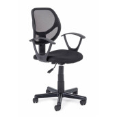 Scaun birou negru Ella 45x52x99 cm
