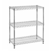 Raft 3 polite din crom 75 cm x 35 cm x 92 h