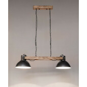 Lustra lemn metal Odessa 82x140 cm