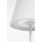 Veioza metal alb cu led Etna 12x38 cm