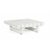 Masuta aluminiu alb Infinity 73.5x73.5x24 cm