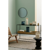 Lumanare in borcan aluminiu auriu Ø14x9,5h