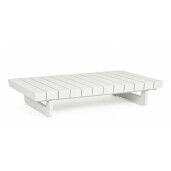 Masuta aluminiu alb Infinity 126x73.5x24 cm