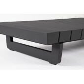 Masuta aluminiu gri antracit Infinity 126x73.5x24 cm