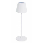 Veioza metal alb cu led Etna 12x38 cm