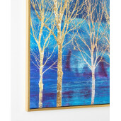 Tablou pictat manual Tree 100x3.2x70 cm