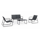 Set mobilier gradina gri antracit Markus 113x72x75 cm
