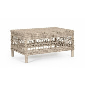 Masuta rattan sintetic maro Jupiter 80x50x40 cm