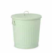 Cos gunoi zinc verde London 22x18.5x21.5 cm