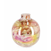 Vaza flori sticla multicolora Marala 16x19 cm