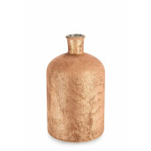 Vaza flori sticla portocalie Tapi 18x30 cm