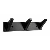 Cuier perete lemn negru Daiki 31x9 cm
