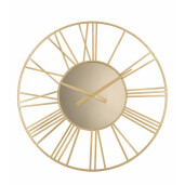 Ceas perete otel auriu Ticking 60 cm
