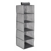 Cutie depozitare textil gri Tidy 30x30x100 cm