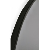 Oglinda fumurie perete fier negru Smoke 60x1.5 cm
