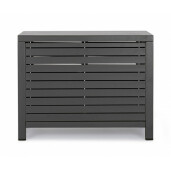 Comoda exterior aluminiu gri antracit 90x55x70 cm