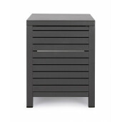 Comoda exterior aluminiu gri antracit 90x55x70 cm