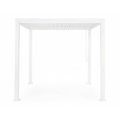 Pavilion gradina aluminiu alb Ocean 300x300x250 cm