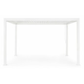 Pavilion gradina aluminiu alb Ocean 400x300x250 cm
