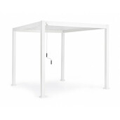 Pavilion gradina aluminiu alb Ocean 300x300x250 cm