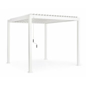 Pavilion gradina aluminiu alb Ocean 300x300x250 cm