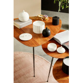 Lumanare in borcan ceramica alba Twine 14.5x14 cm