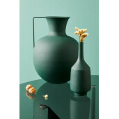 Vaza flori metal verde Askos 31x41.5 cm