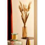 Vaza flori sticla roz 35.5x42 cm