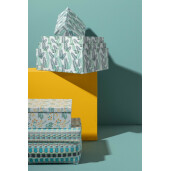 Set 4 cutii depozitare Melany 31x41x25 cm, 28x36x22 cm
