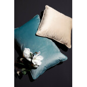 Set 2 perne decorative poliester ivoire Artemis 40x40 cm