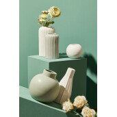 Vaza flori portelan verde Althea 16x16 cm