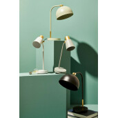 Veioza metal negru Glasgow 32.5x20x41 cm