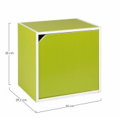 Raft verde Cubo 35x29.2x35 cm