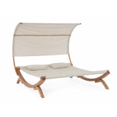 Sezlong gradina Noes 180x196x165 cm