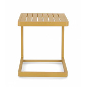 Masuta aluminiu galben Konnor 40x40x45 cm