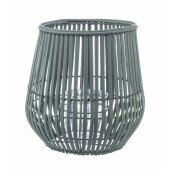 Suport lumanariebambus verde Kenzie 25x25 cm