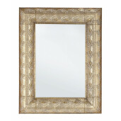 Oglinda perete metal auriu Larjam 70x6.5x90.5 cm