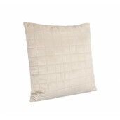 Perna decorativa catifea bej 45x45 cm