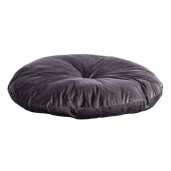 Set 4 perne podea catifea gri Artemis 90 cm