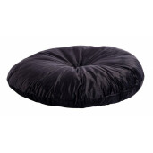 Set 4 perne podea catifea neagra Artemis 90 cm