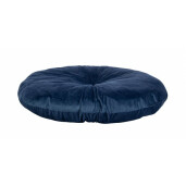 Set 4 perne podea catifea albastra Artemis 90 cm