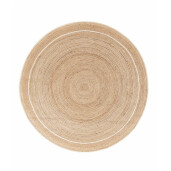 Covor iuta natur alb Ankit 180 cm