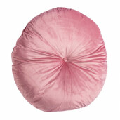 Set 4 perne podea catifea roz Artemis 90 cm