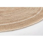 Covor iuta natur alb Ankit 180 cm