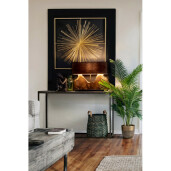 Set 3 cosuri depozitare lemn verde maro Lisette Ø31x36h; ø41x39h; ø48x41h