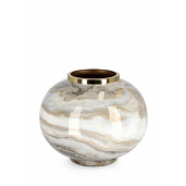 Vaza flori metal Marsha 28x25 cm