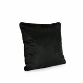 Set 4 perne catifea neagra Artemis 40x40 cm